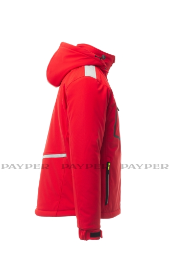 Wattierte Softshelljacke STREAM PAD in rot